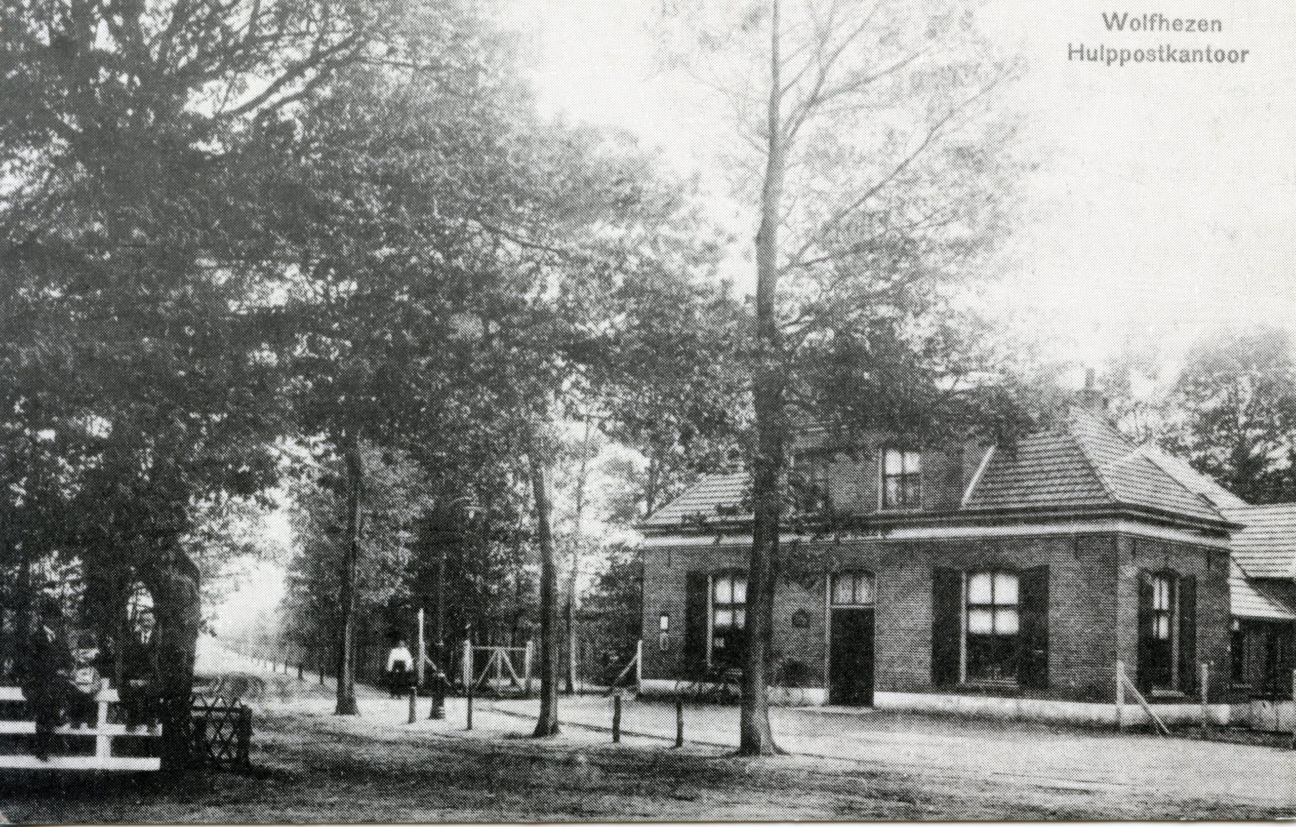 Wolfheze hulppostkantoor ca 1910 Ansichtkaart uitg Foto de Jong.