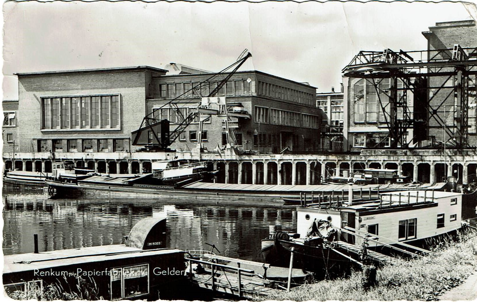 Papierfabriek Renkum haven.